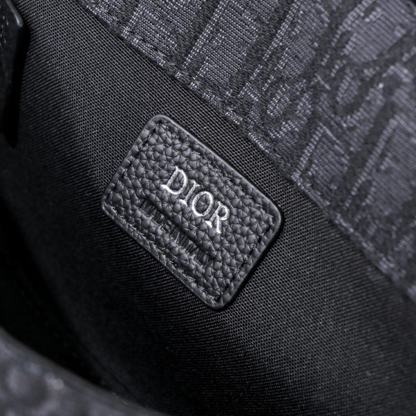 Replica Dior Mini Gallop Bag with Strap Black Canvas 5 Replica Dior Mini Gallop Bag with Strap Black Canvas - authentic-look luxury purse replica