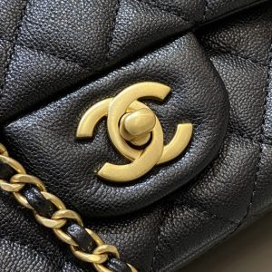 Replica CHANEL CF 20 cm Handle Black 4 Replica CHANEL CF 20 cm Handle Black - premium-grade designer purse dupe