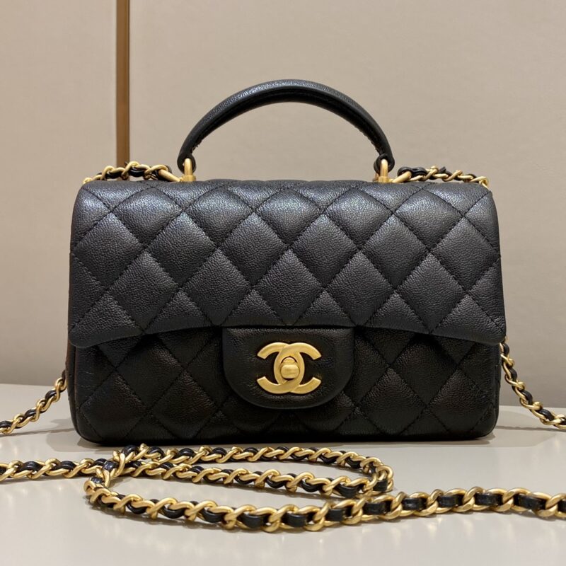 Replica CHANEL CF Handle Black 1 Replica CHANEL CF Handle Black - best-selling designer handbag dupe