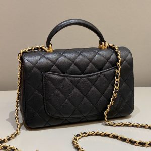 Replica CHANEL CF Handle Black 5 Replica CHANEL CF Handle Black - premium-grade designer purse dupe