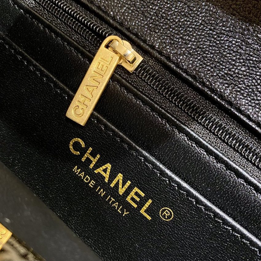 Replica CHANEL CF 20 cm Handle Black 7 Replica CHANEL CF 20 cm Handle Black - authentic-look luxury purse replica