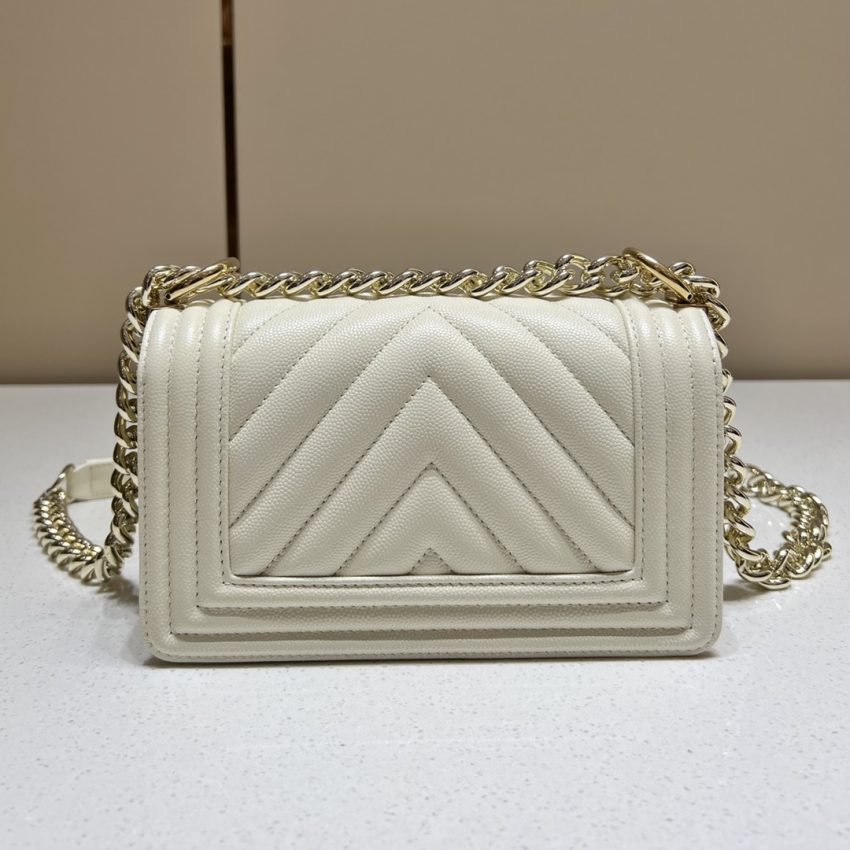Replica CHANEL Le Boy Small Ivory 5 Replica CHANEL Le Boy Small Ivory - high-quality designer bag clone