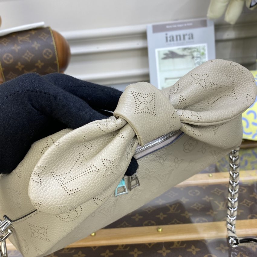 Replica Louis Vuitton Why Knot Beige 8 Replica Louis Vuitton Why Knot Beige - premium 1:1 fake handbag model