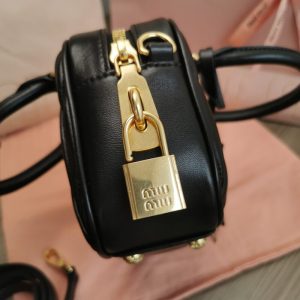 Replica Miu Miu Arcadie Small Black 7 Replica Miu Miu Arcadie Small Black - 1:1 designer replica handbag