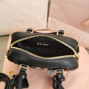 Replica Miu Miu Arcadie Small Black 8 Replica Miu Miu Arcadie Small Black - near-authentic luxury replica handbag