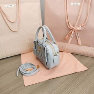 Replica Miu Miu Arcadie Small Light Blue 3 Replica Miu Miu Arcadie Small Light Blue - top-tier luxury replica shoulder bag