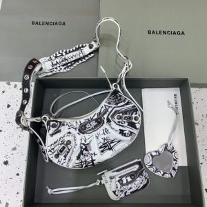 Replica Balenciaga Le Cagole Graffiti White 3 Replica Balenciaga Le Cagole Graffiti White - top-rated replica designer bag