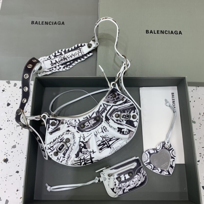 Replica Balenciaga Le Cagole Graffiti White 3 Replica Balenciaga Le Cagole Graffiti White - top-rated replica designer bag