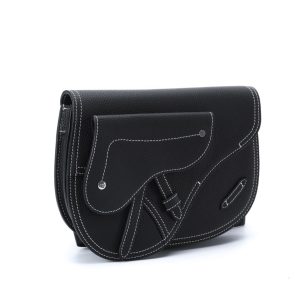 Replica Dior Saddle Shoulder Bag Black 7 Replica Dior Saddle Shoulder Bag Black - ultra-realistic fake designer tote