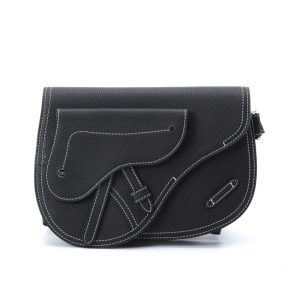 Replica Dior Saddle Shoulder Bag Black 1 Replica Dior Saddle Shoulder Bag Black - premium-grade designer purse dupe