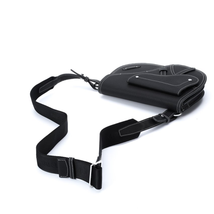 Replica Dior Saddle Shoulder Bag Black 4 Replica Dior Saddle Shoulder Bag Black - premium-grade designer purse dupe