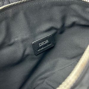 Replica Dior Saddle Bag Oblique Black 7 Replica Dior Saddle Bag Oblique Black - premium-grade designer purse dupe