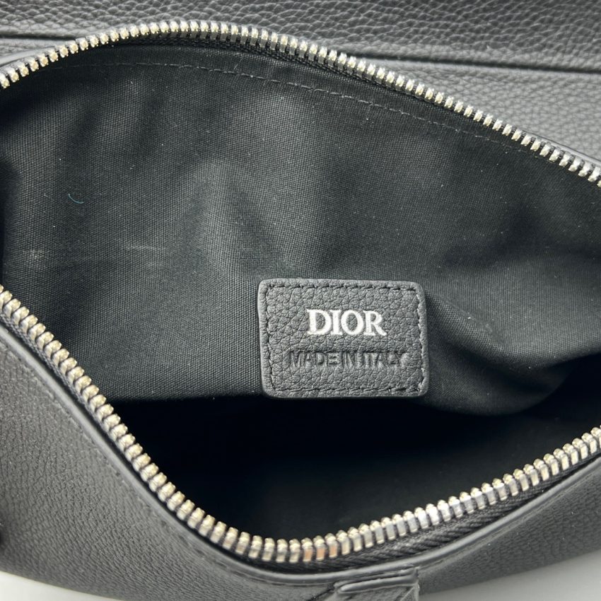 Replica Dior Saddle Bag Full Black Calfskin 4 Replica Dior Saddle Bag Full Black Calfskin - best quality luxury bag dupe