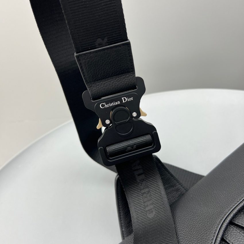 Replica Dior Saddle Bag Full Black Calfskin 5 Replica Dior Saddle Bag Full Black Calfskin - realistic designer-inspired fake bag