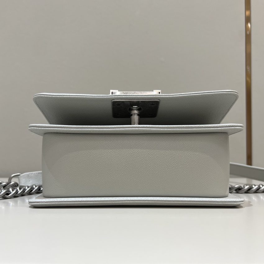 Replica CHANEL Le Boy Grey Silver 5 Replica CHANEL Le Boy Grey Silver - ultra-realistic fake designer tote