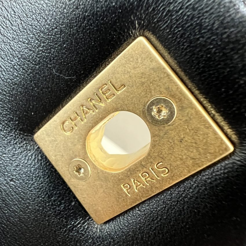 Replica CHANEL Tofu Bag Black 4 Replica CHANEL Tofu Bag Black - premium 1:1 fake handbag model