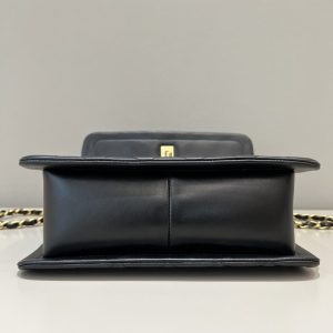 Replica CHANEL Tofu Bag Black 2 Replica CHANEL Tofu Bag Black - high-quality designer bag clone