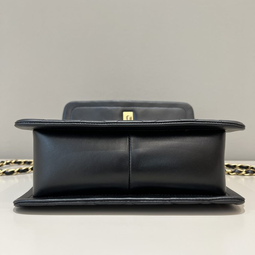 Replica CHANEL Tofu Bag Black 2 Replica CHANEL Tofu Bag Black - high-quality designer bag clone