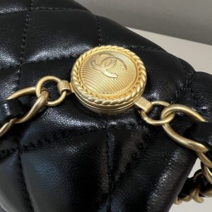 Replica CHANEL Tofu Bag Black 6 Replica CHANEL Tofu Bag Black - elite superclone designer purse