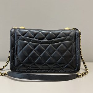 Replica CHANEL Tofu Bag Black 8 Replica CHANEL Tofu Bag Black - premium-grade designer purse dupe