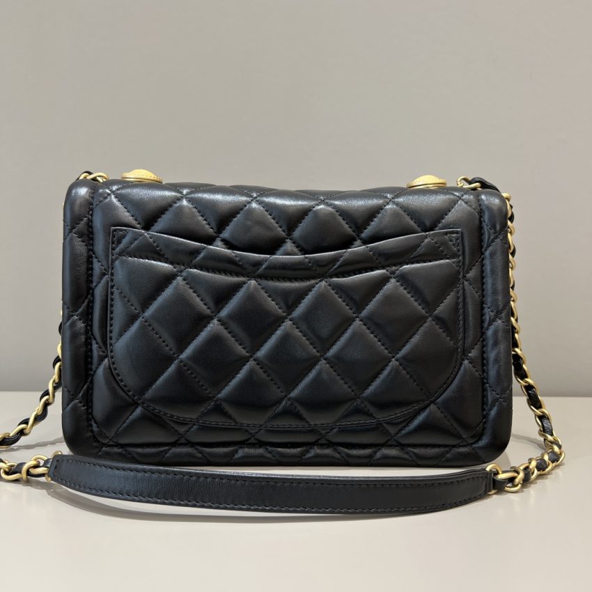 Replica CHANEL Tofu Bag Black 8 Replica CHANEL Tofu Bag Black - premium-grade designer purse dupe