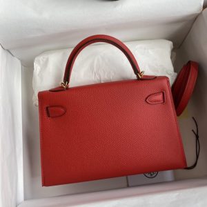Replica Hermes Kelly Epsom Bright Red 7 Replica Hermes Kelly Epsom Bright Red - top-tier luxury replica shoulder bag