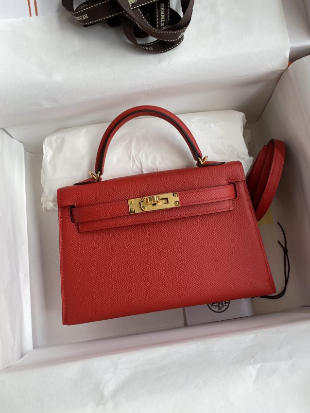 Replica Hermes Kelly Epsom Bright Red 1 Replica Hermes Kelly Epsom Bright Red - top-tier luxury replica shoulder bag