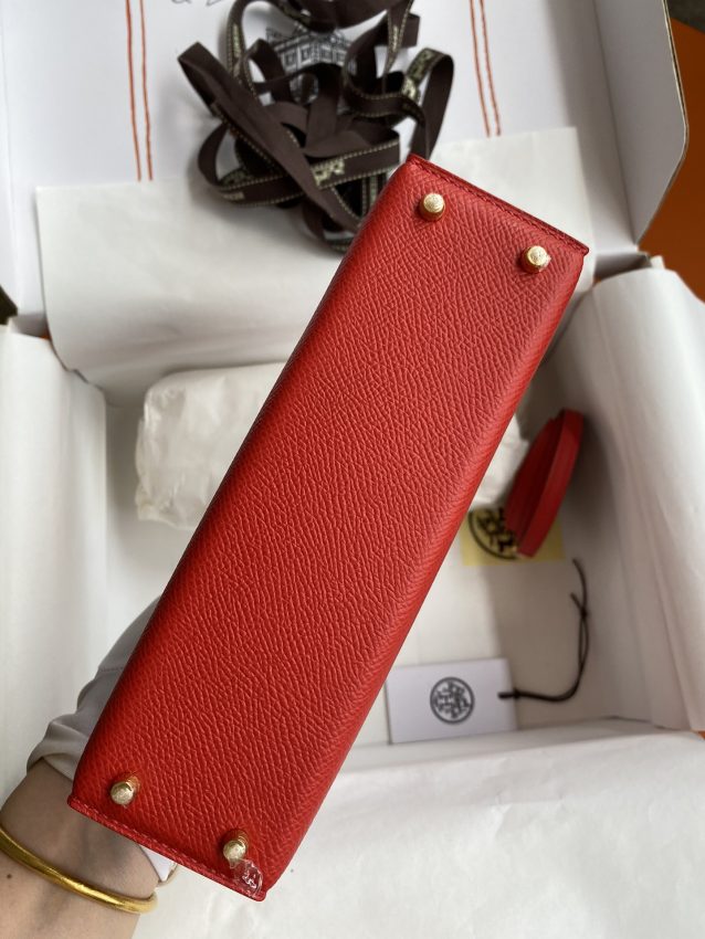 Replica Hermes Kelly Epsom Bright Red 8 Replica Hermes Kelly Epsom Bright Red - premium-grade designer purse dupe