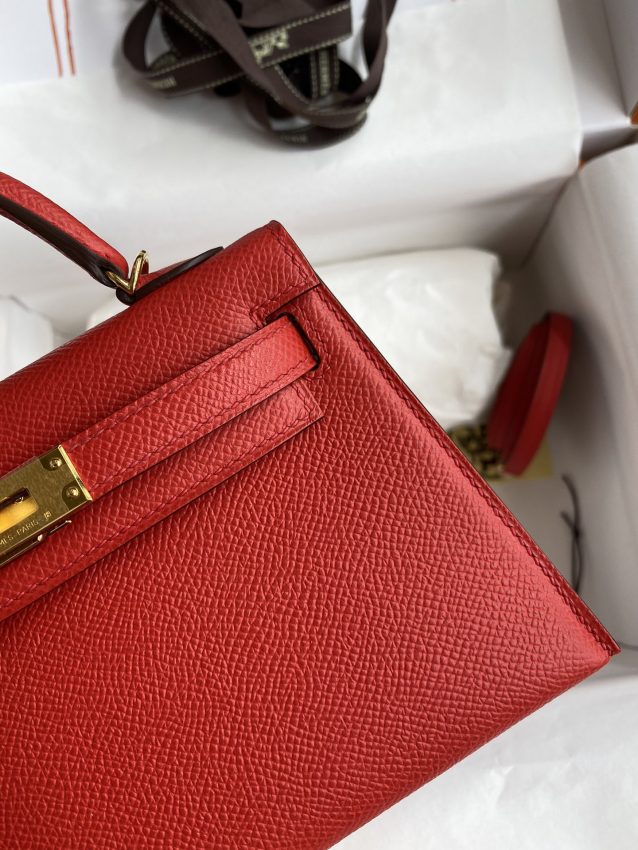 Replica Hermes Kelly Epsom Bright Red 9 Replica Hermes Kelly Epsom Bright Red - top-tier luxury replica shoulder bag