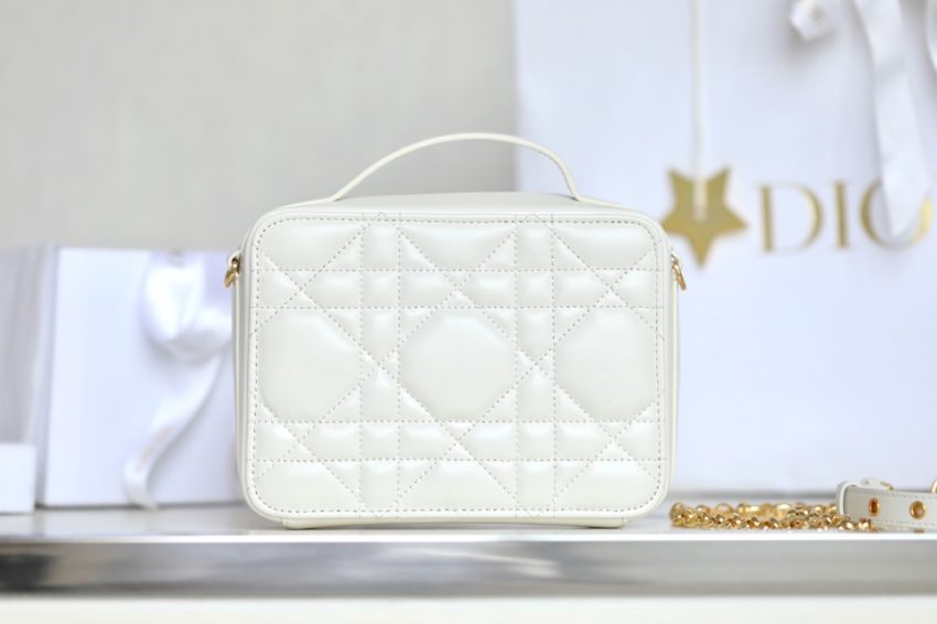 Replica Dior Caro Box Bag White 3 Replica Dior Caro Box Bag White - ultra-realistic fake designer tote
