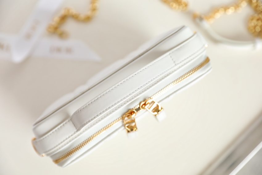 Replica Dior Caro Box Bag White 6 Replica Dior Caro Box Bag White - near-authentic luxury replica handbag