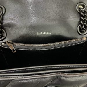 Replica Balenciaga Crush Small Full Black 4 Replica Balenciaga Crush Small Full Black - realistic designer-inspired fake bag
