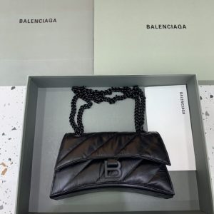 Replica Balenciaga Crush Small Full Black 1 Replica Balenciaga Crush Small Full Black - 1:1 designer replica handbag