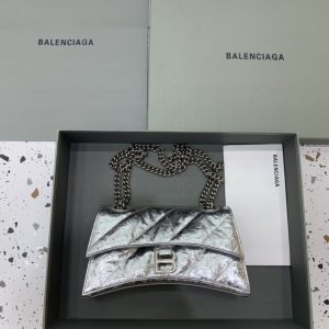 Replica Balenciaga Crush Small Silver 1 Replica Balenciaga Crush Small Silver - near-authentic luxury replica handbag