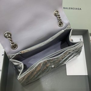 Replica Balenciaga Crush Large Silver 7 Replica Balenciaga Crush Large Silver - ultra-realistic fake designer tote