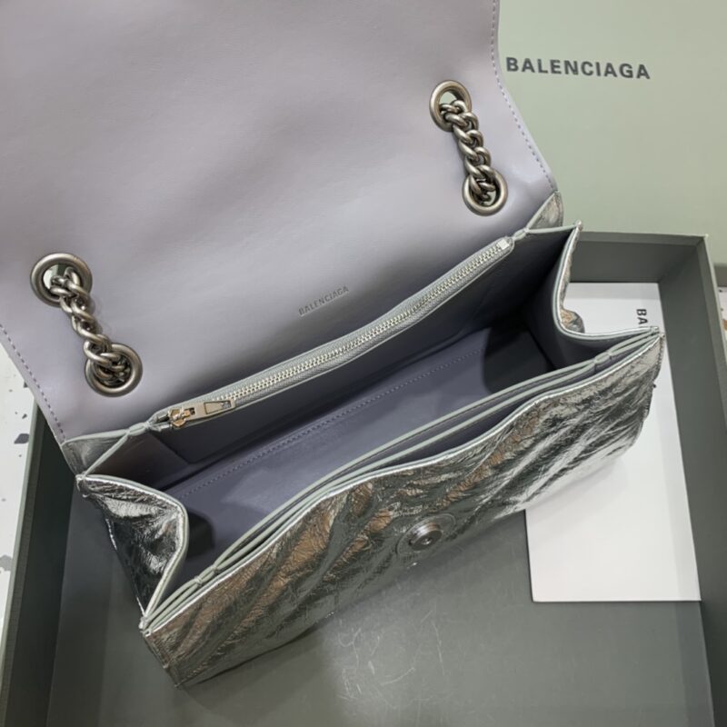 Replica Balenciaga Crush Large Silver 7 Replica Balenciaga Crush Large Silver - ultra-realistic fake designer tote