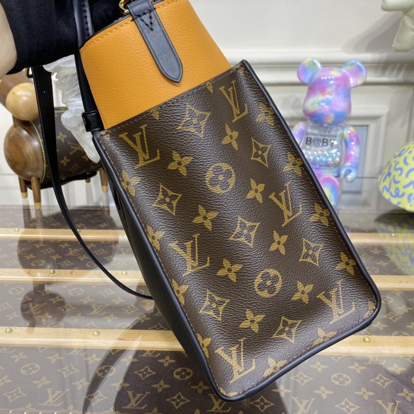 Replica Louis Vuitton On My Side Black-Brown 2 Replica Louis Vuitton On My Side Black-Brown - realistic designer-inspired fake bag
