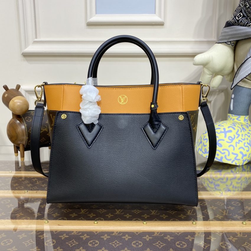 Replica Louis Vuitton On My Side Black-Brown 3 Replica Louis Vuitton On My Side Black-Brown - best-selling designer handbag dupe
