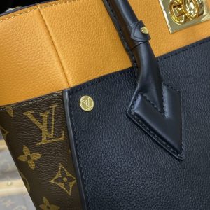Replica Louis Vuitton On My Side Black-Brown 5 Replica Louis Vuitton On My Side Black-Brown - top-tier luxury replica shoulder bag
