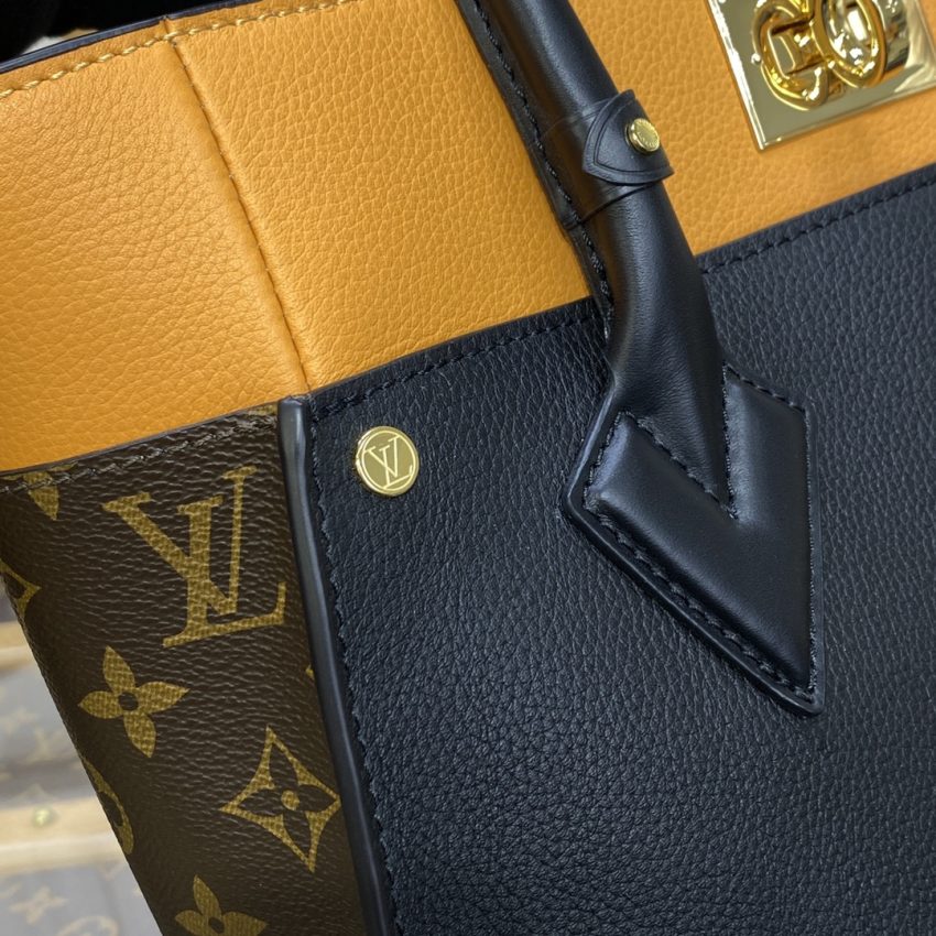 Replica Louis Vuitton On My Side Black-Brown 5 Replica Louis Vuitton On My Side Black-Brown - top-tier luxury replica shoulder bag