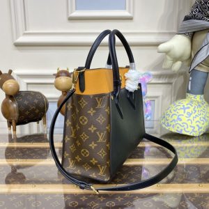 Replica Louis Vuitton On My Side Black-Brown 8 Replica Louis Vuitton On My Side Black-Brown - ultra-realistic fake designer tote