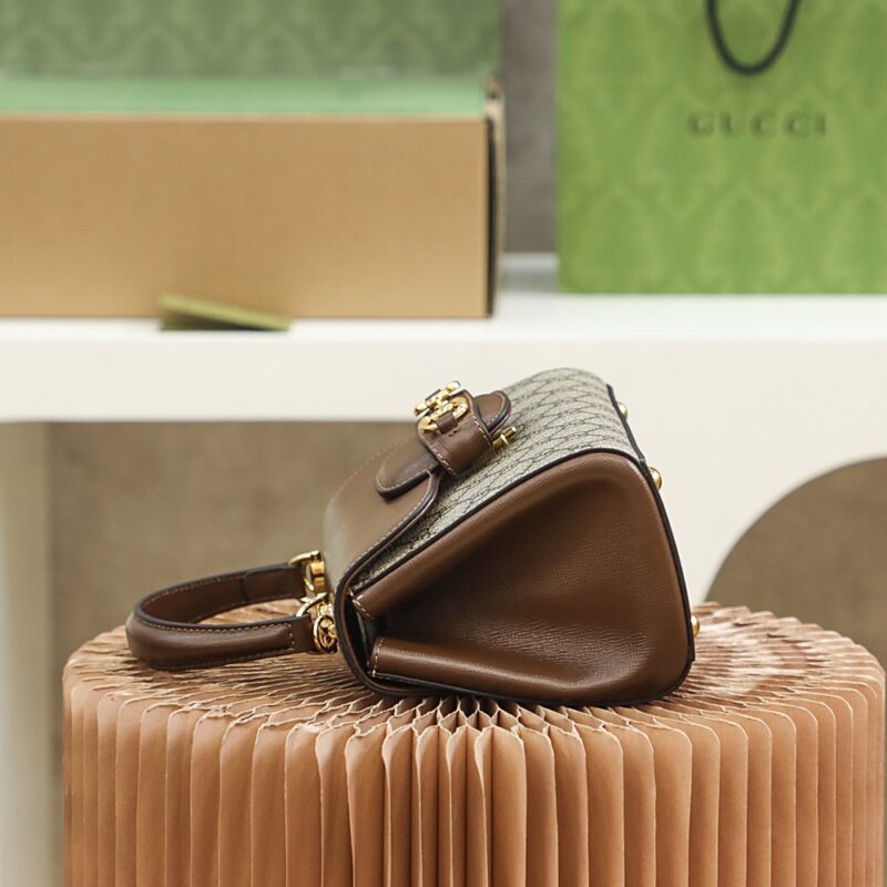 Replica Gucci Horsebit 1955 Top Handle 7 Replica Gucci Horsebit 1955 Top Handle - high-end fake designer purse
