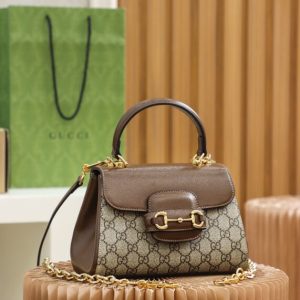 Replica Gucci Horsebit 1955 Top Handle 8 Replica Gucci Horsebit 1955 Top Handle - near-authentic luxury replica handbag