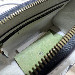 Replica Gucci Gucci Bauletto Top Handle White Black 9 Replica Gucci Gucci Bauletto Top Handle White Black - high-end fake designer purse
