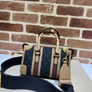 Replica Gucci Bauletto Top Handle Brown 2 Replica Gucci Bauletto Top Handle Brown - premium 1:1 fake handbag model