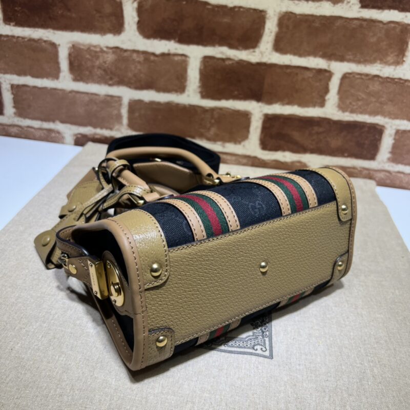 Replica Gucci Bauletto Top Handle Brown 7 Replica Gucci Bauletto Top Handle Brown - best-selling designer handbag dupe