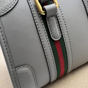Replica Gucci Bauletto Top Handle Sky Blue - near-authentic luxury replica handbag