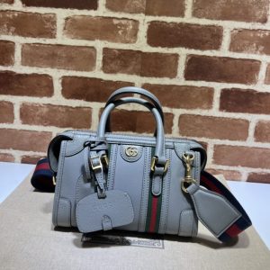 Replica Gucci Bauletto Top Handle Sky Blue - high-end fake designer purse