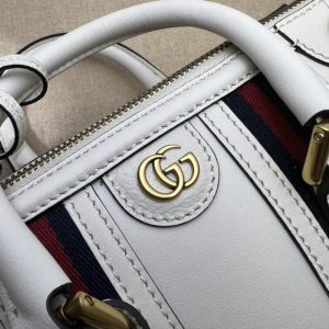 Replica Gucci Bauletto Top Handle White 4 Replica Gucci Bauletto Top Handle White - elite superclone designer purse