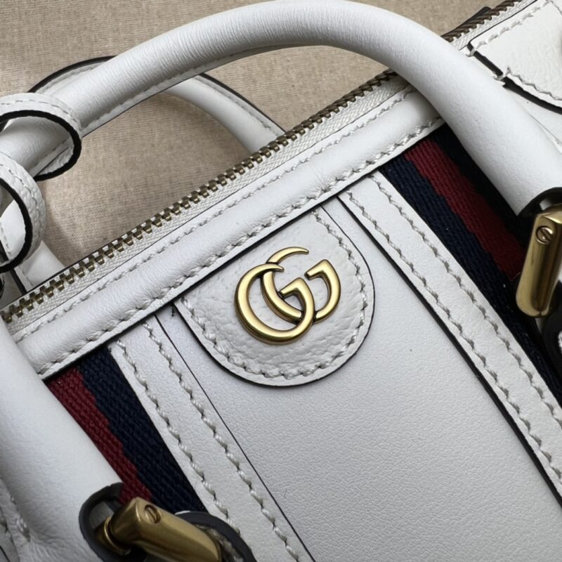 Replica Gucci Bauletto Top Handle White 4 Replica Gucci Bauletto Top Handle White - elite superclone designer purse